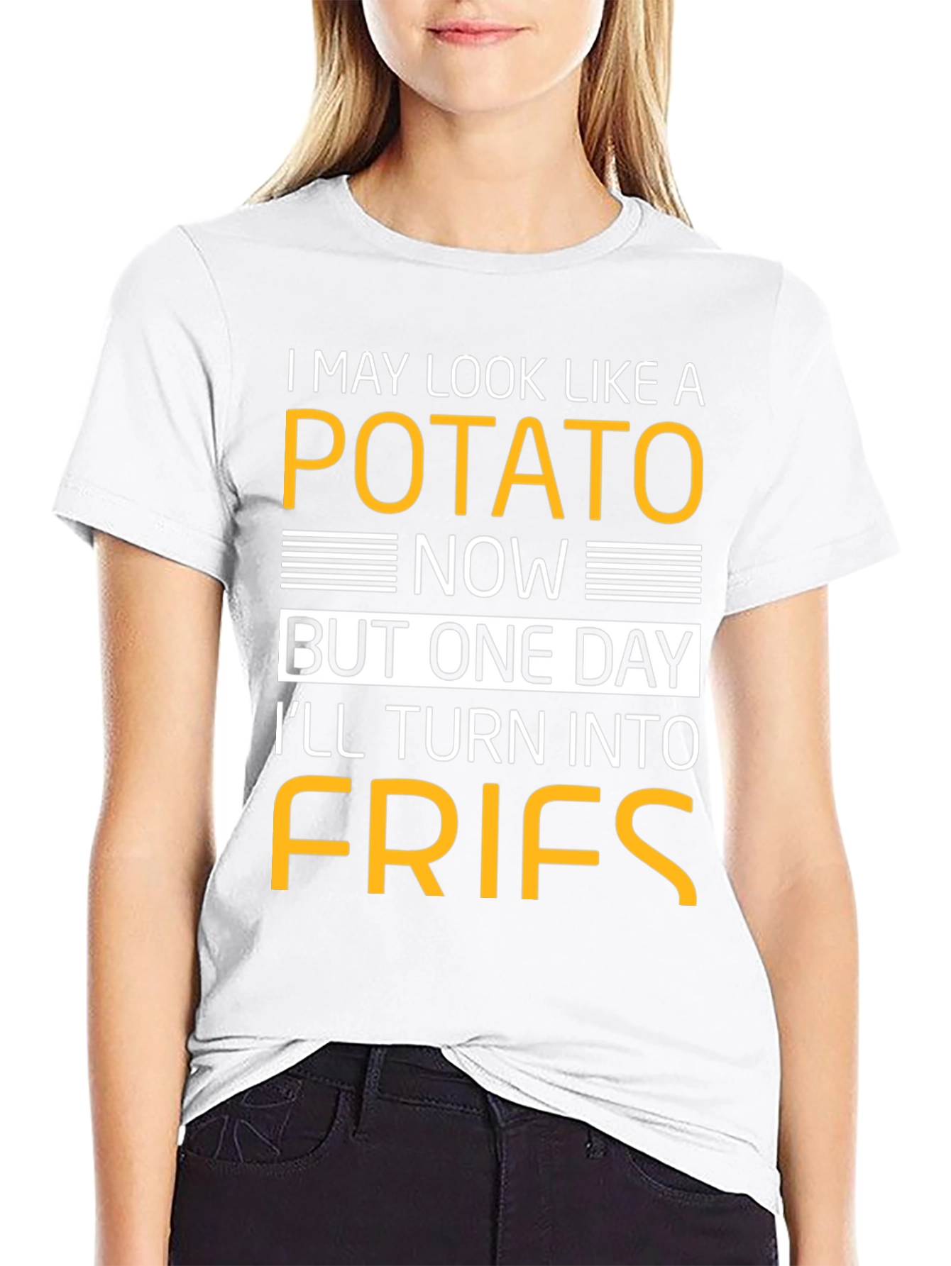 Potato Now Fries Later Graphic T-Shirt