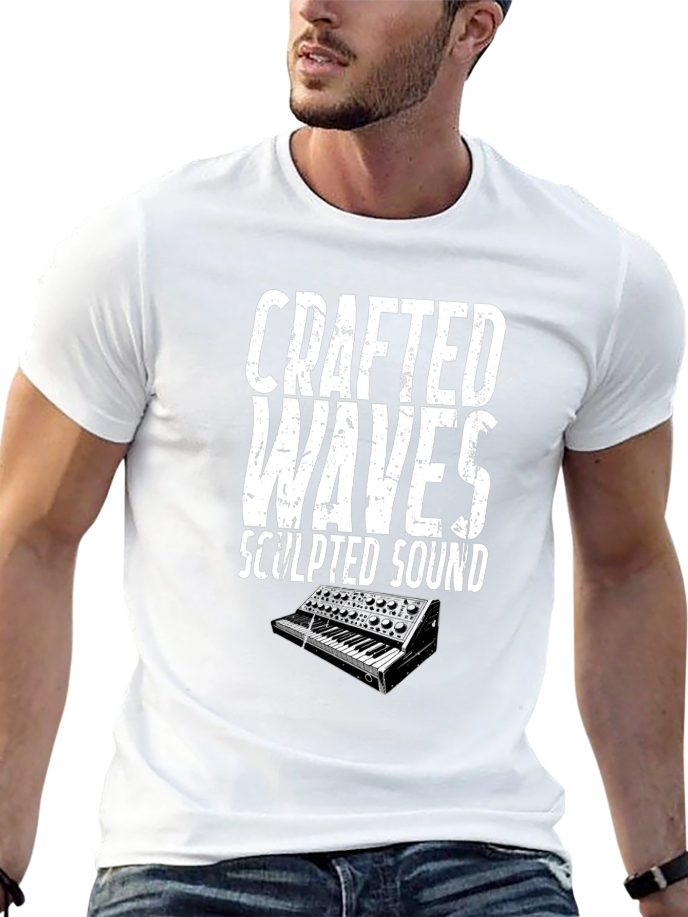 Crafted Waves Synth T-Shirt - Musician Tee