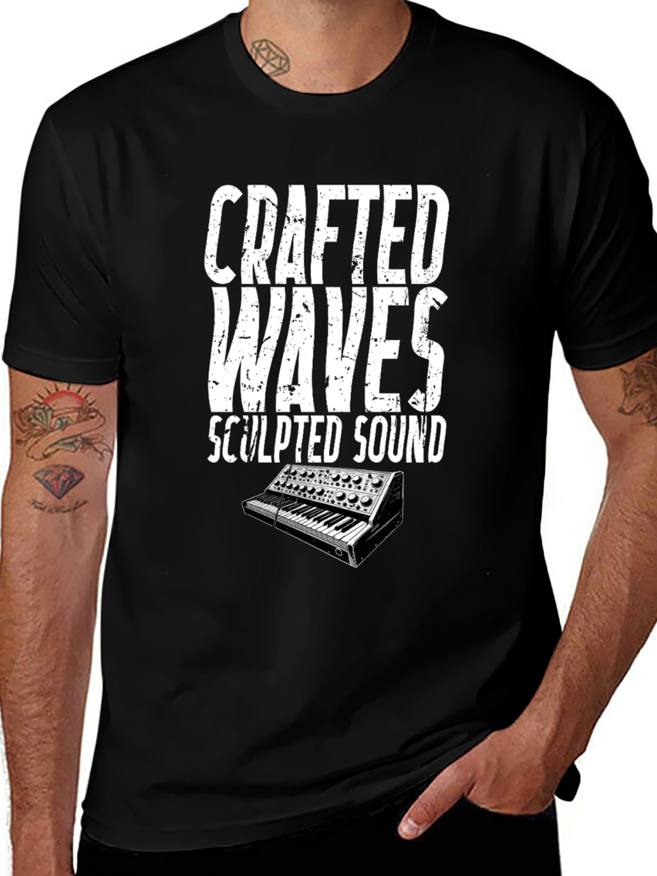 Crafted Waves Synth T-Shirt - Musician Tee