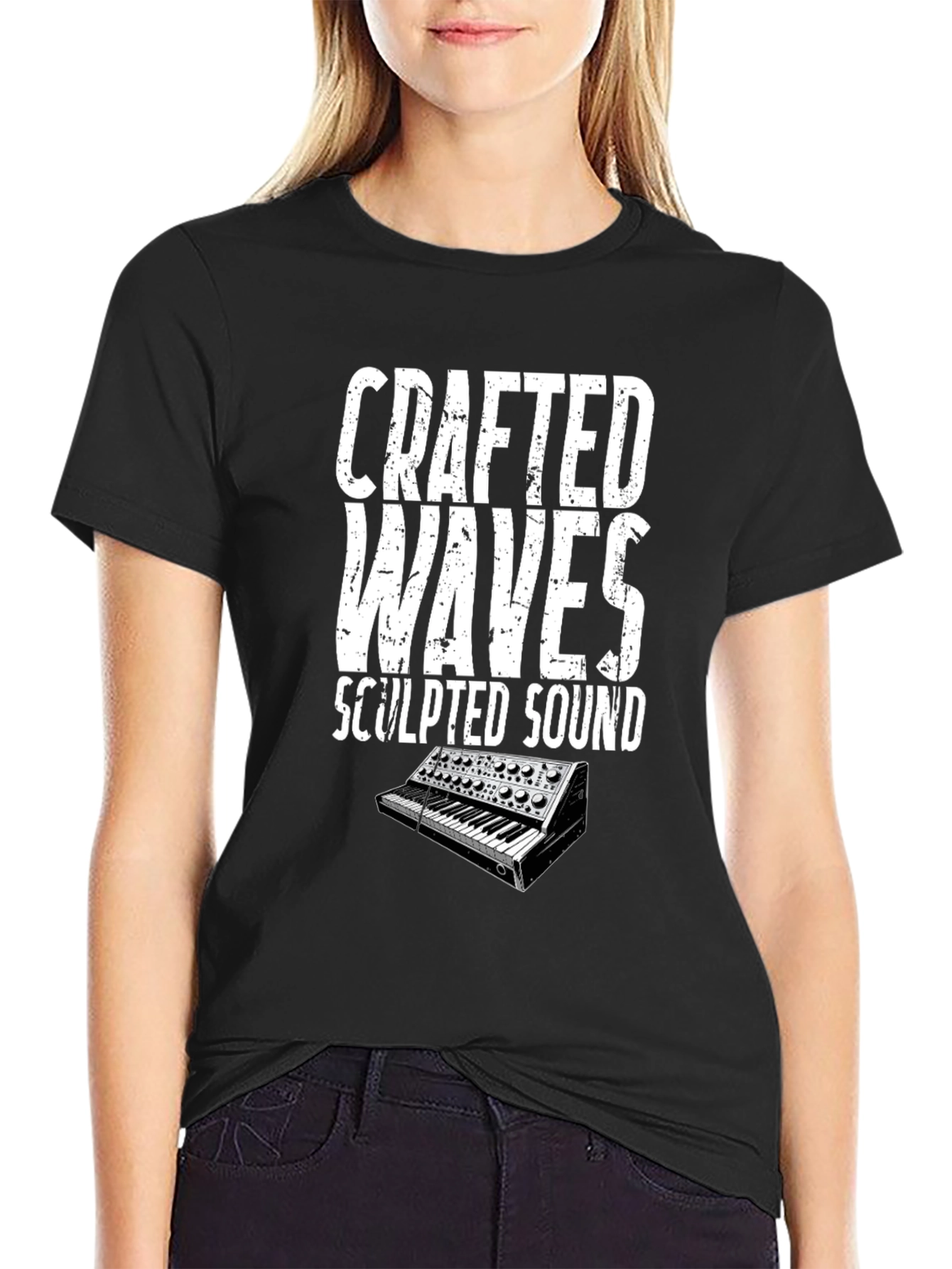 Crafted Waves Synth T-Shirt - Musician Tee