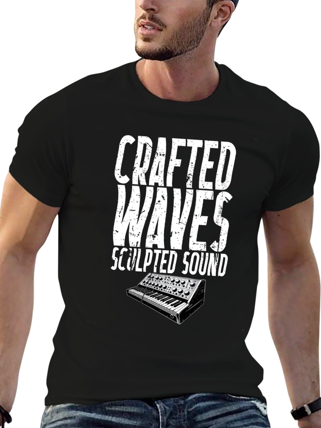 Crafted Waves Synth T-Shirt - Musician Tee