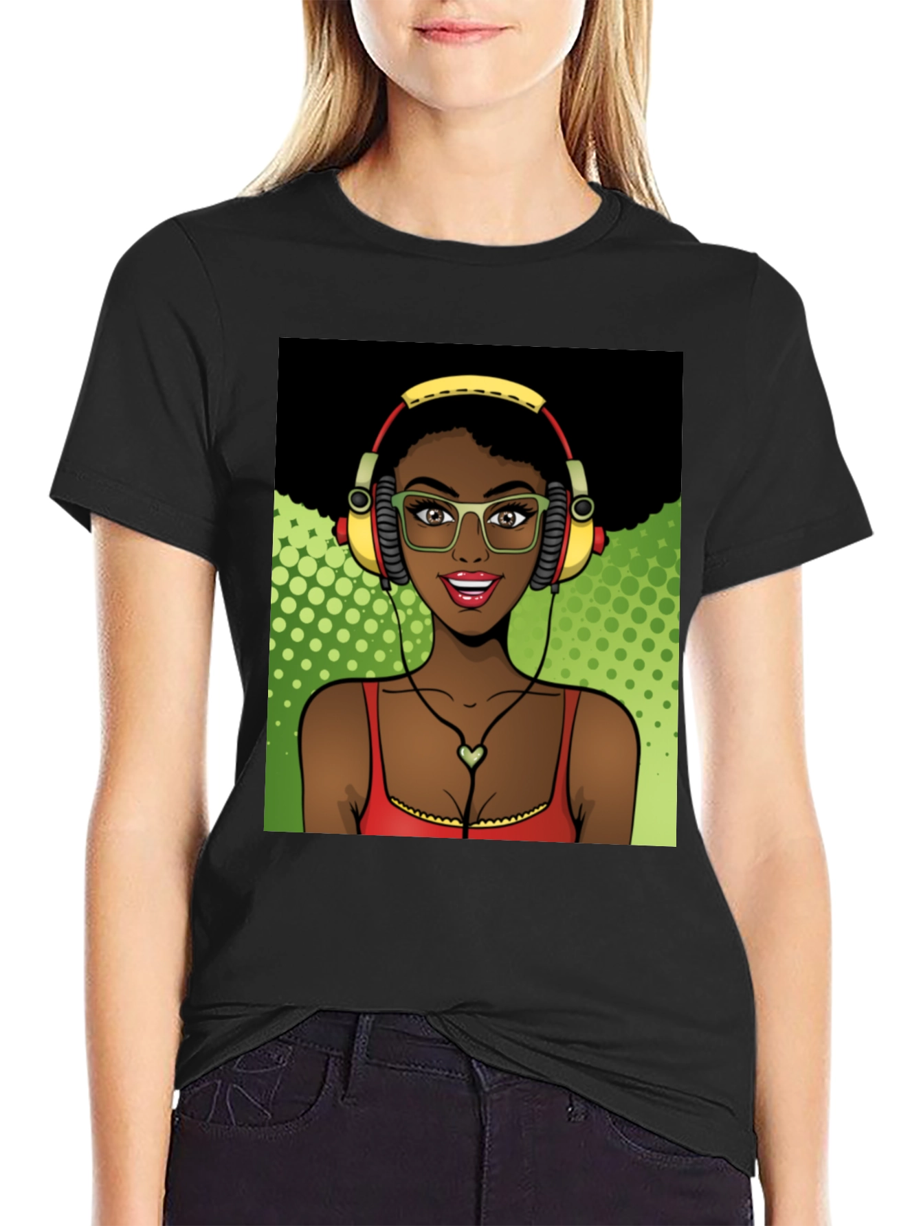 Funky Afro Girl T-Shirt