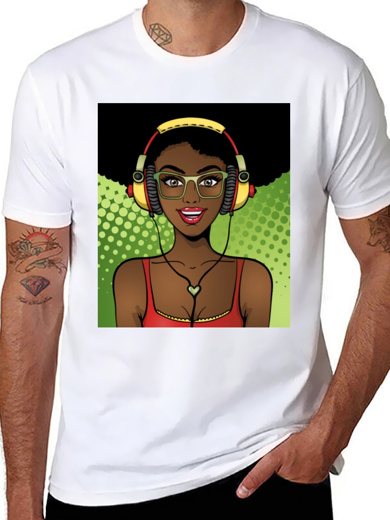 Funky Afro Girl T-Shirt