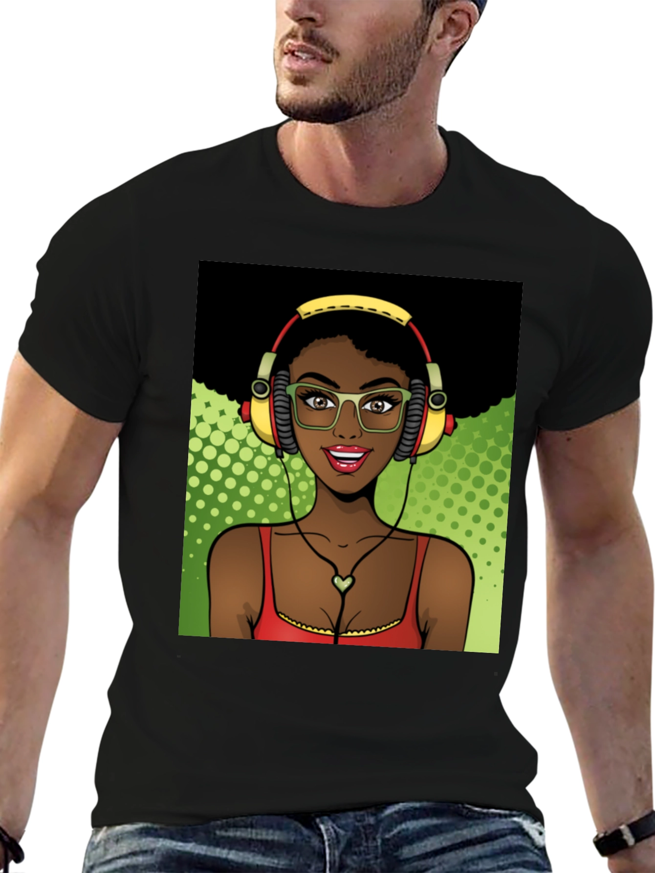 Funky Afro Girl T-Shirt
