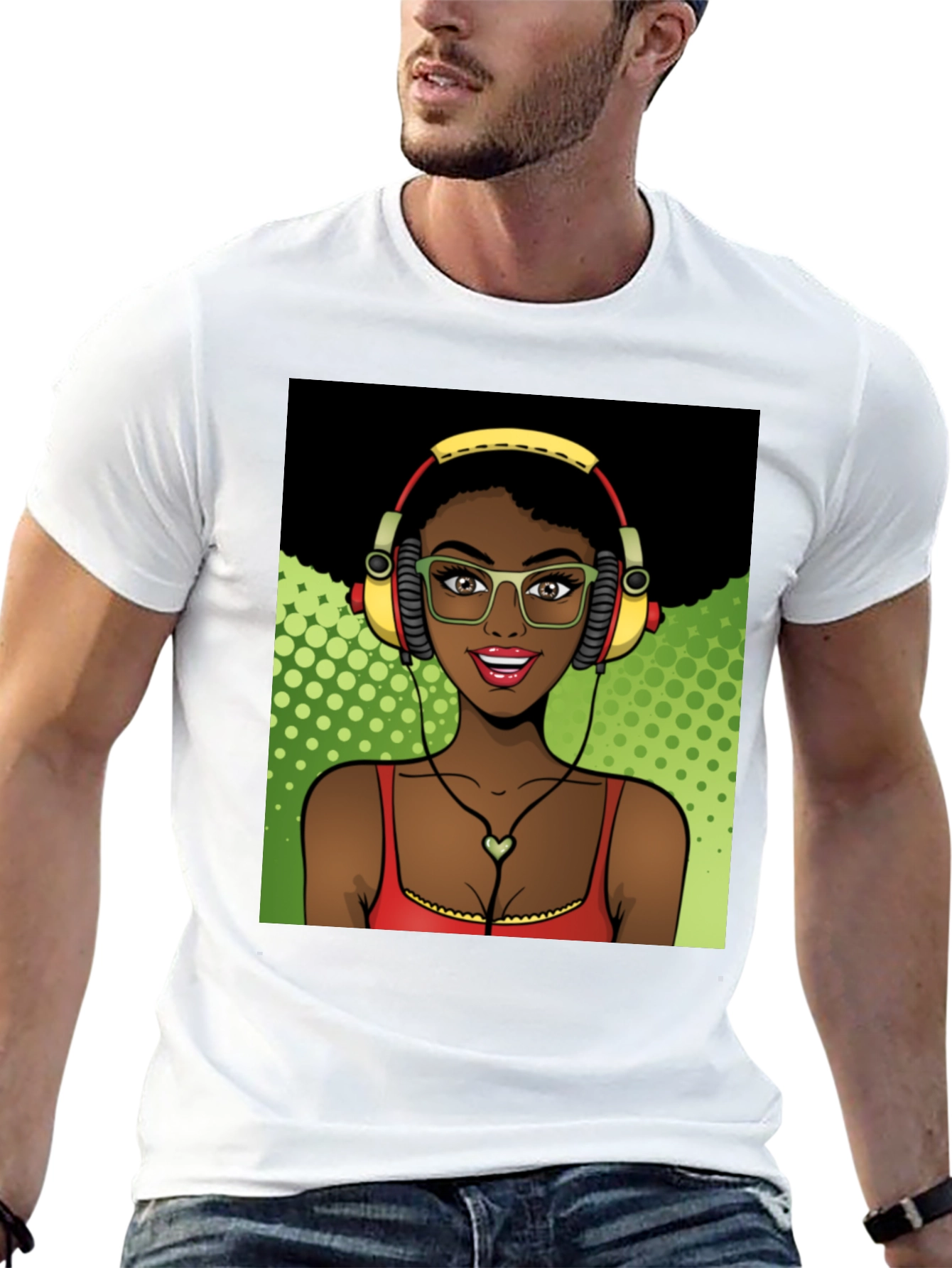 Funky Afro Girl T-Shirt