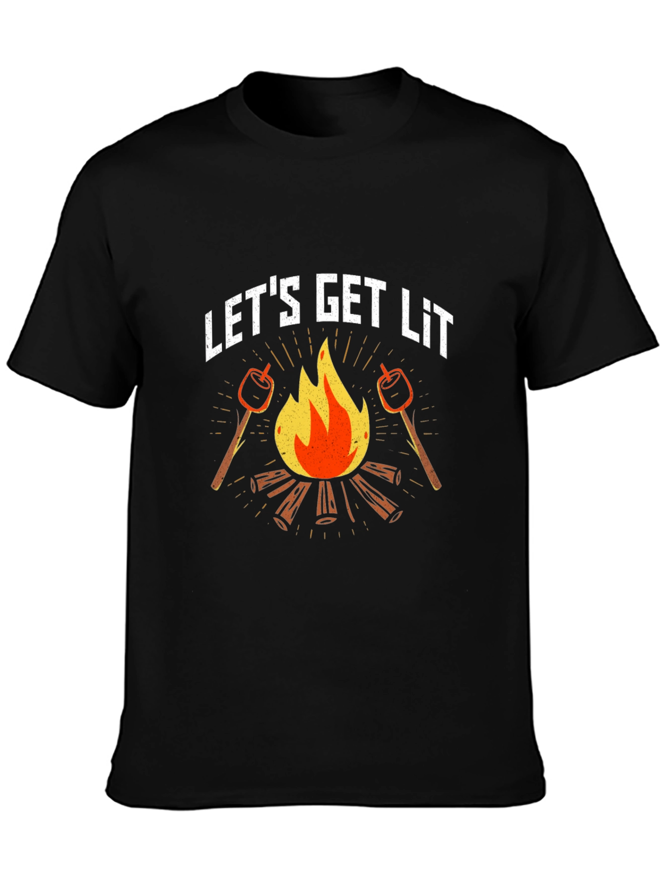 Lets Get Lit Campfire T-Shirt