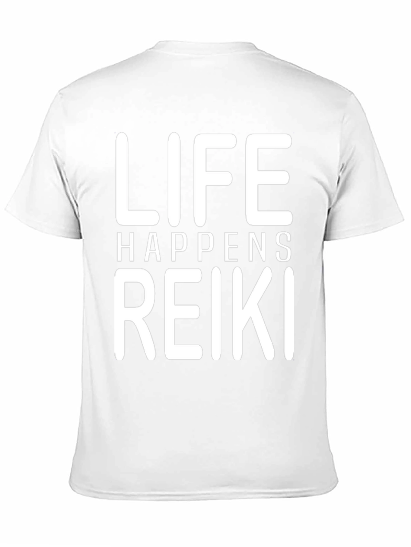 Life Happens Reiki T-Shirt - Black Graphic Tee
