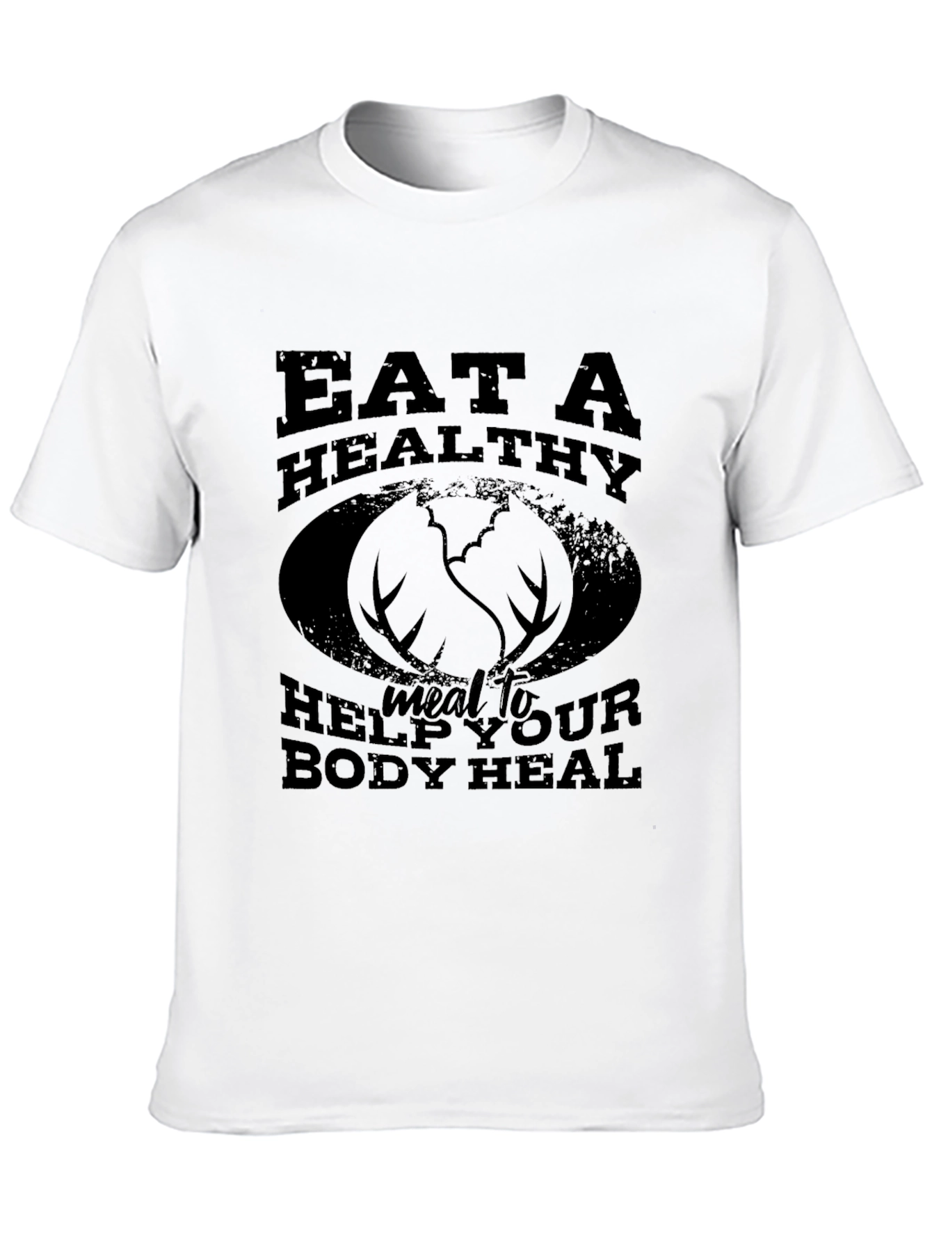 Eat Healthy Body Heal Graphic Tee