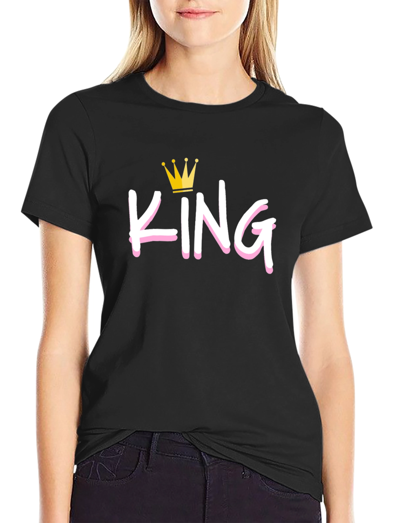 King Crown Graphic Tee - Black T-Shirt
