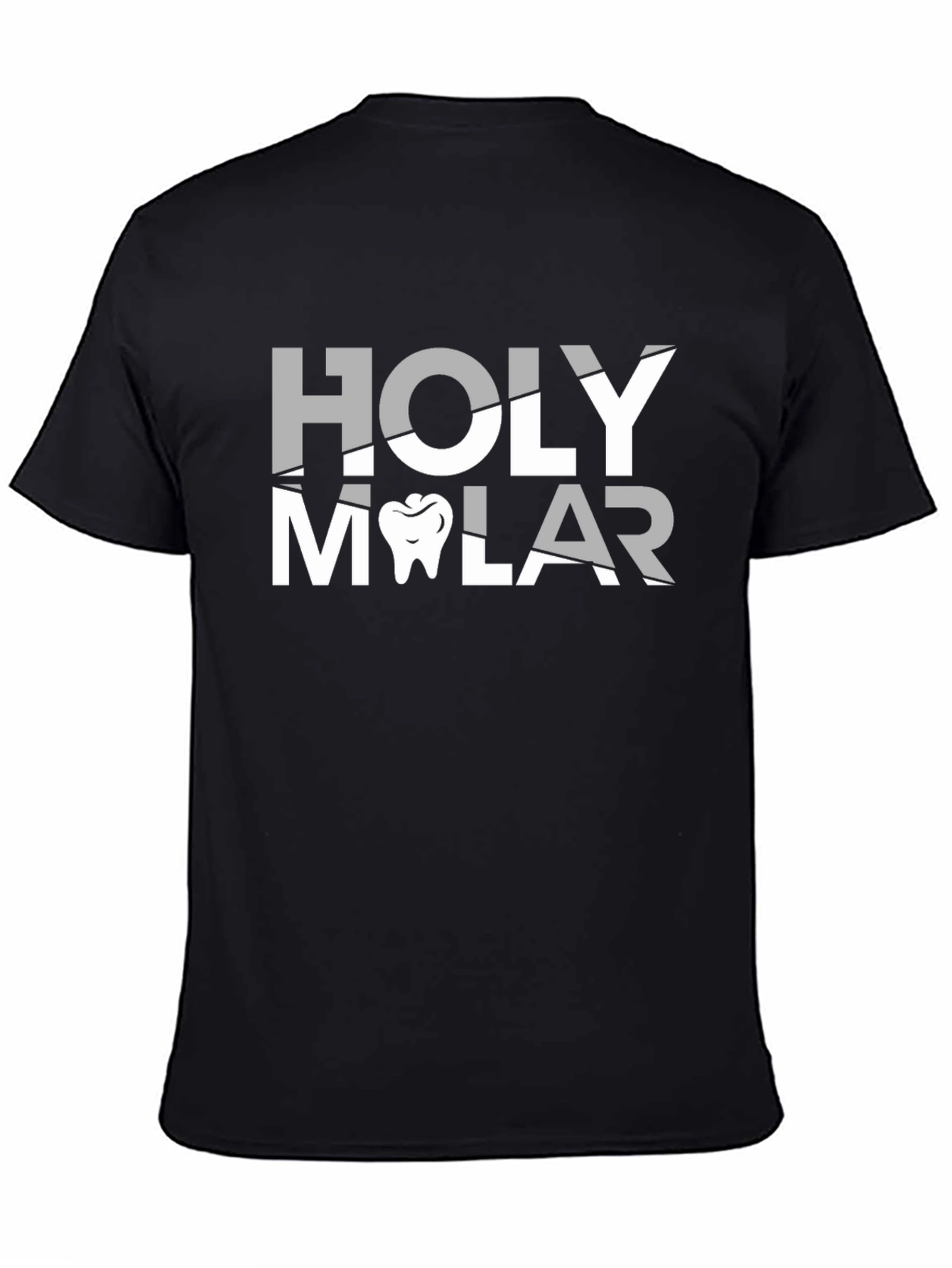 Holy Molar Dental T-Shirt - Black Cotton Tee