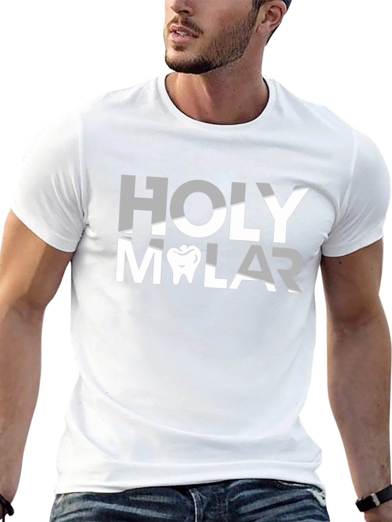 Holy Molar Dental T-Shirt - Black Cotton Tee