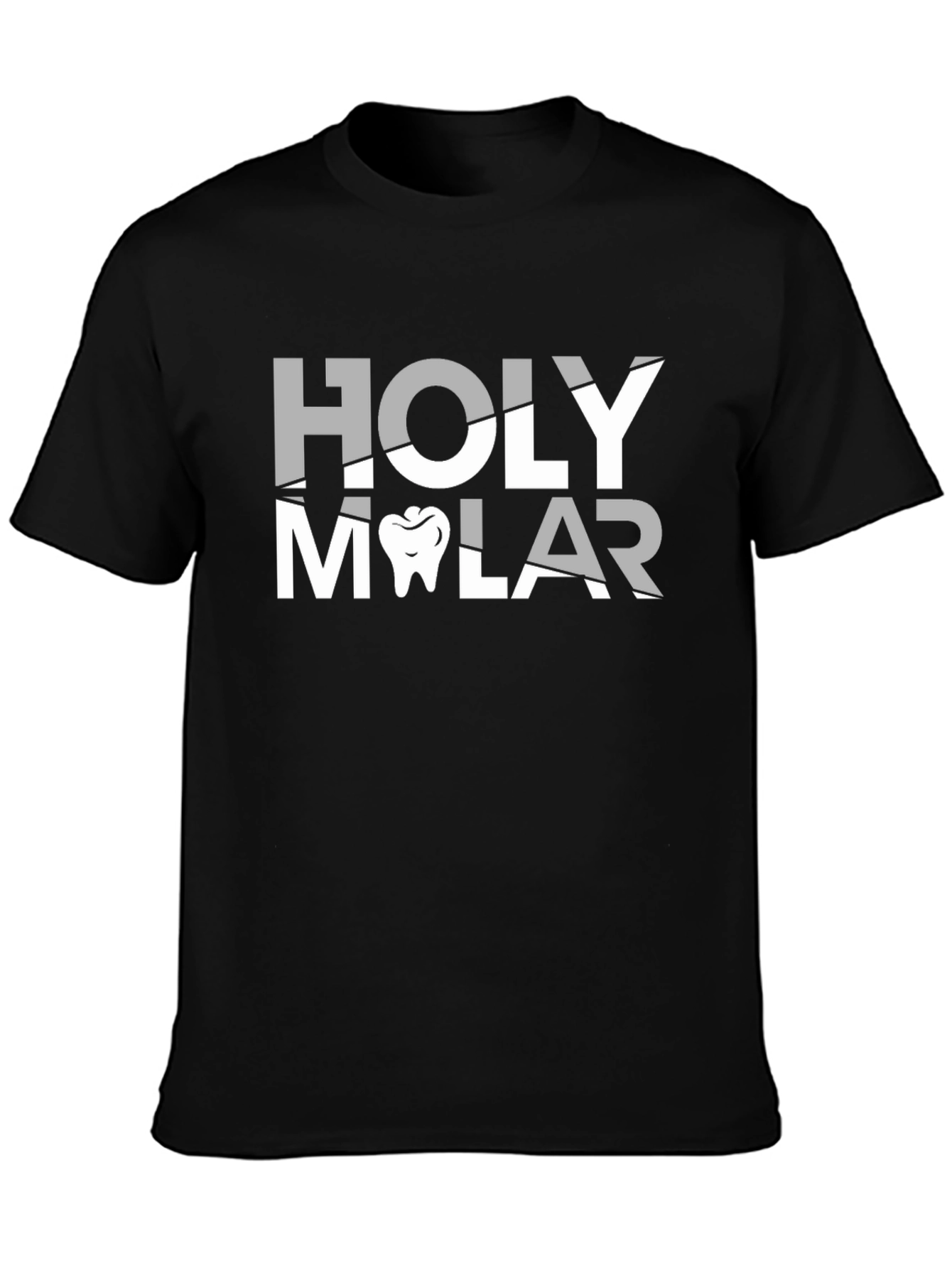 Holy Molar Dental T-Shirt - Black Cotton Tee