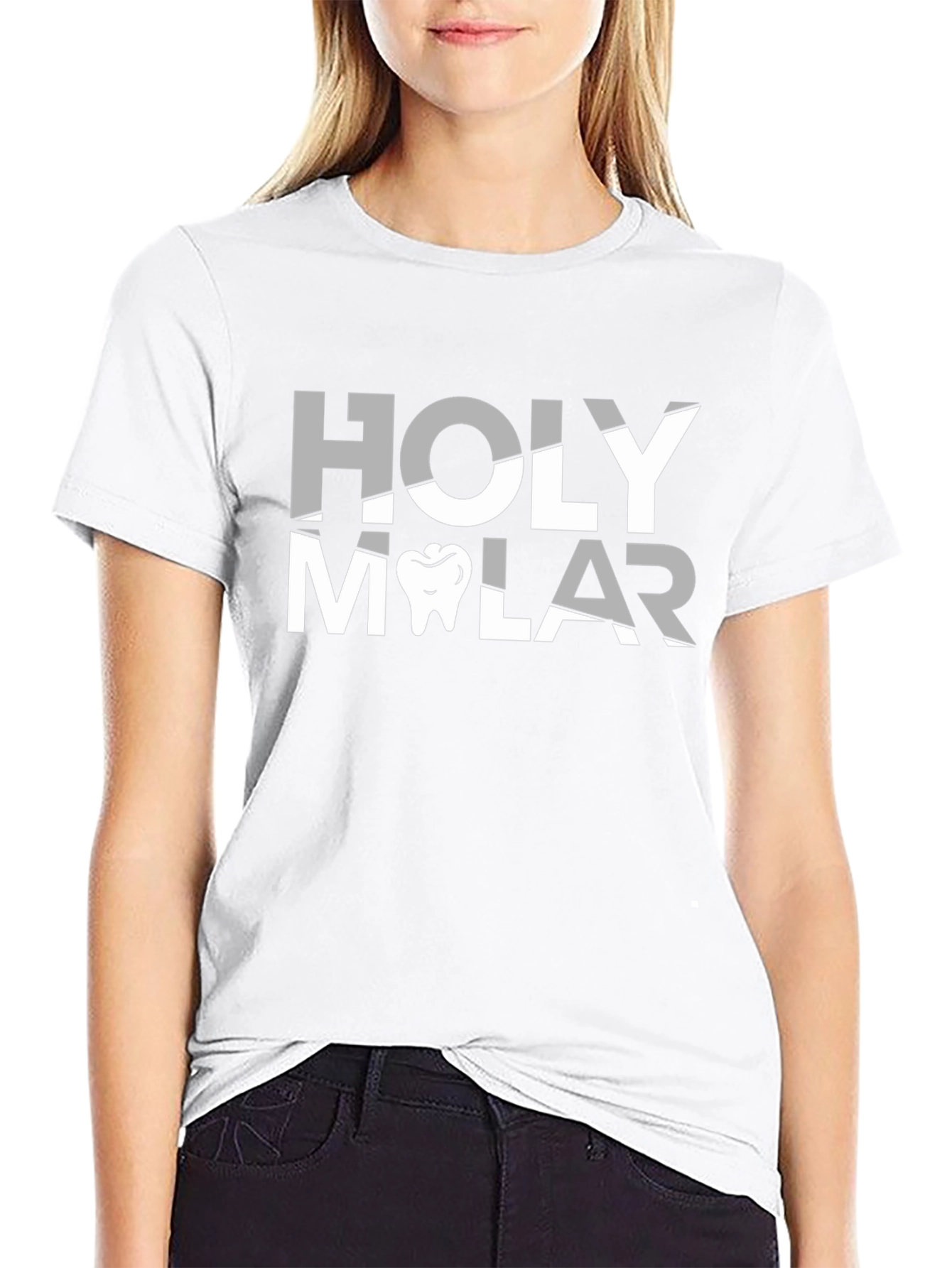 Holy Molar Dental T-Shirt - Black Cotton Tee
