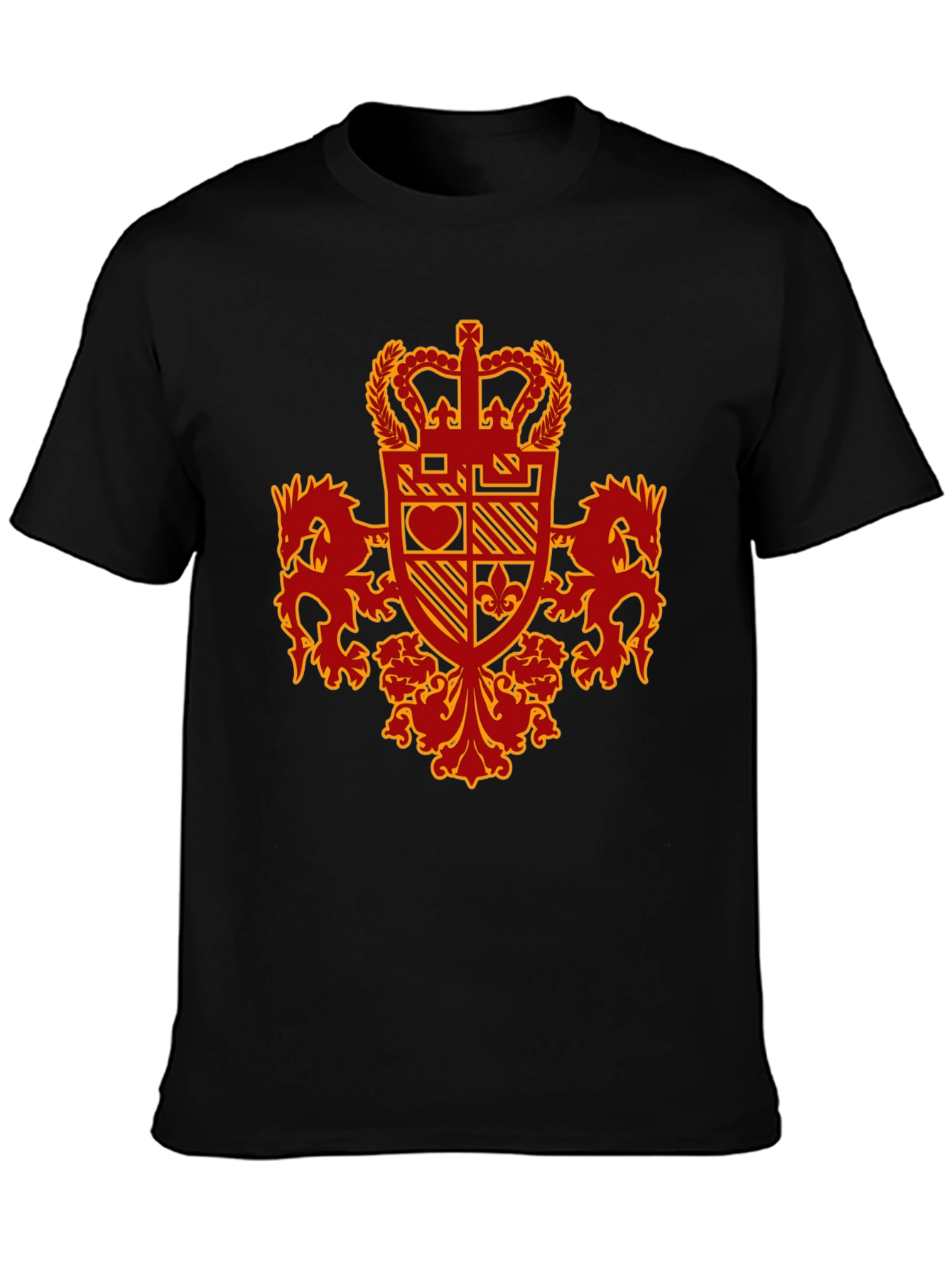 Crest Graphic Tee - Black