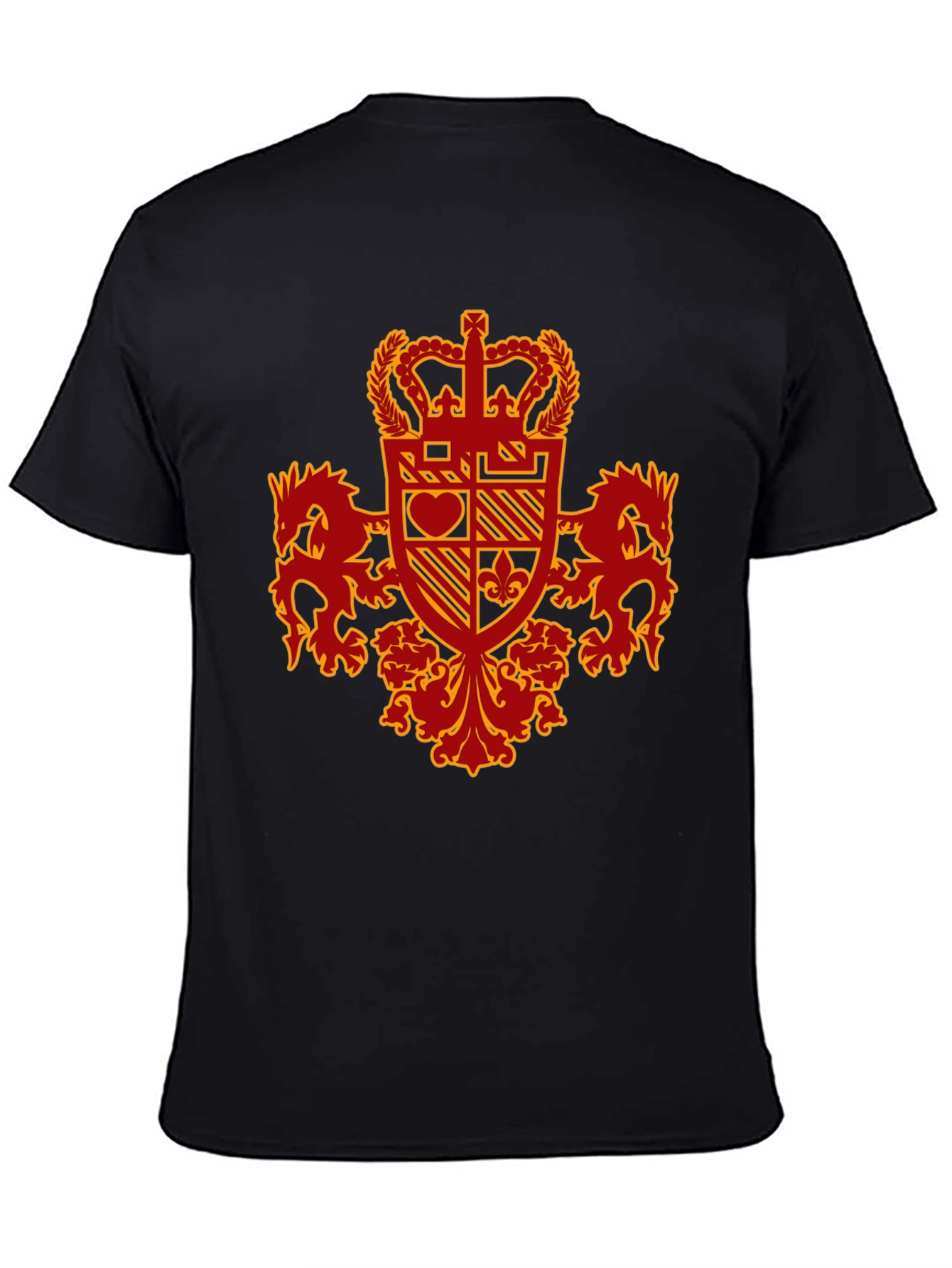 Crest Graphic Tee - Black