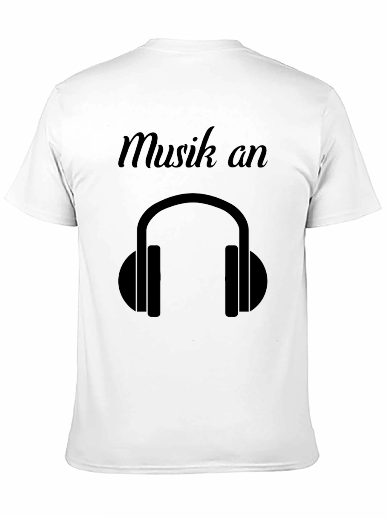Musik An Black Graphic Tee