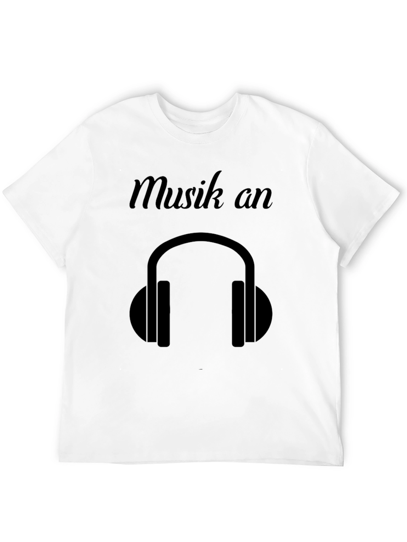 Musik An Black Graphic Tee