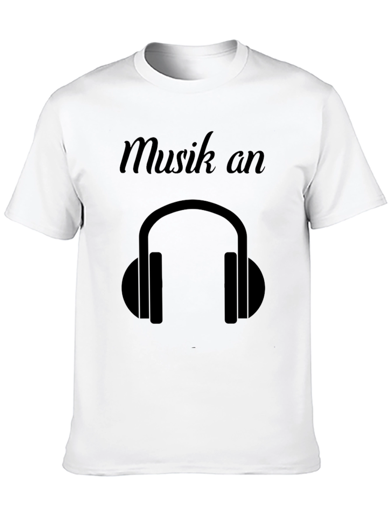 Musik An Black Graphic Tee