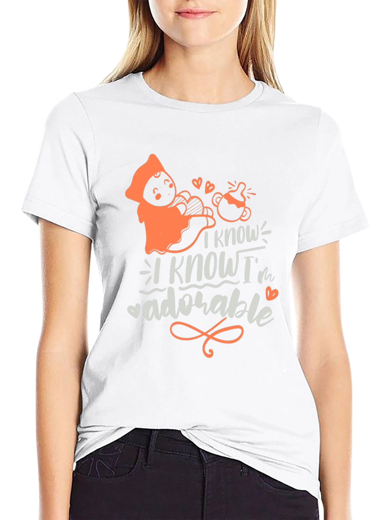 I Know Im Adorable Baby T-Shirt
