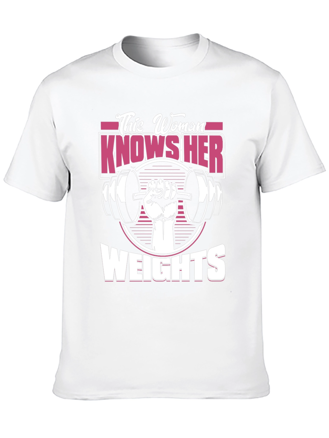 This Woman Knows Her Weights Graphic T-Shirt