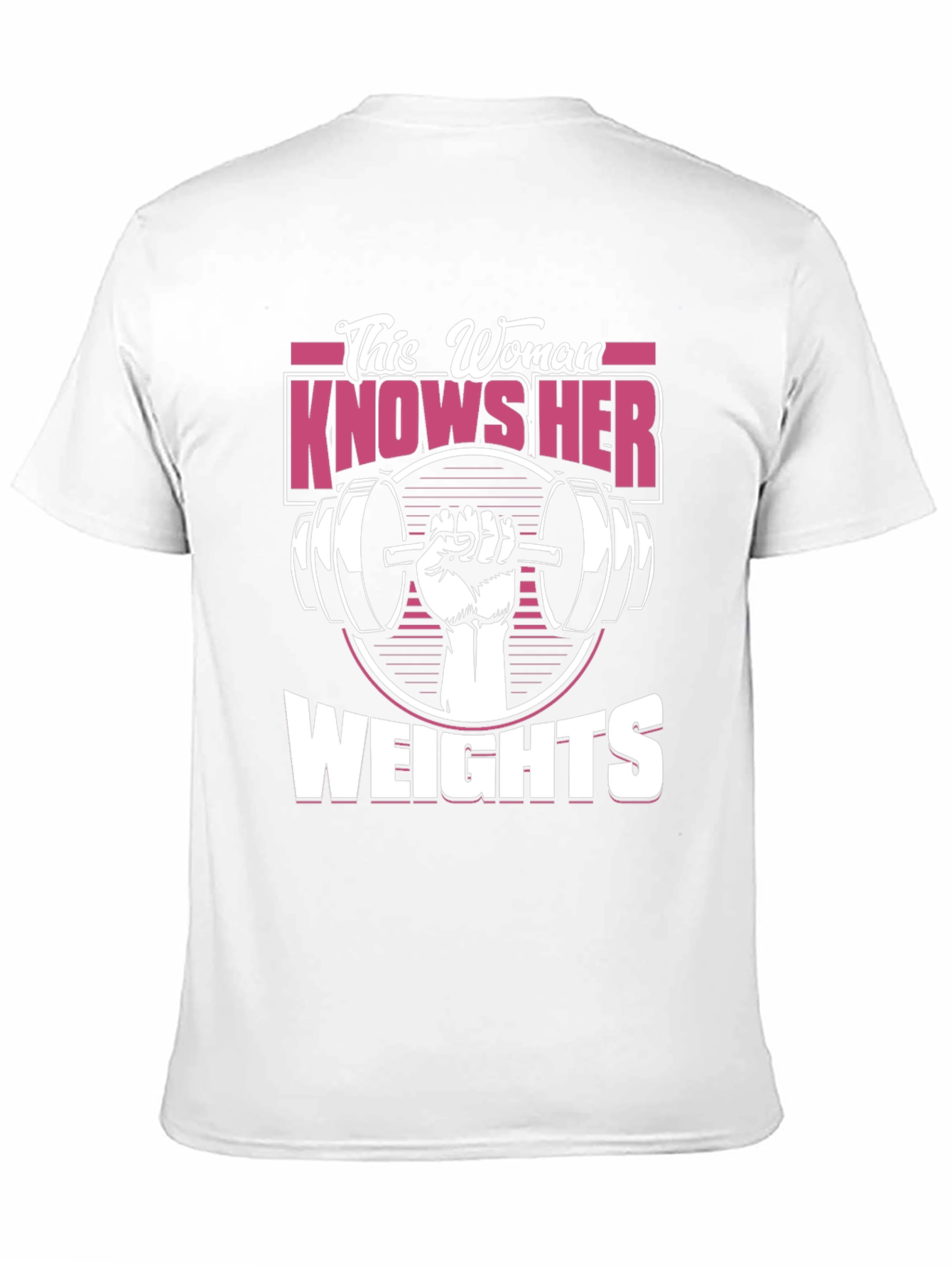 This Woman Knows Her Weights Graphic T-Shirt