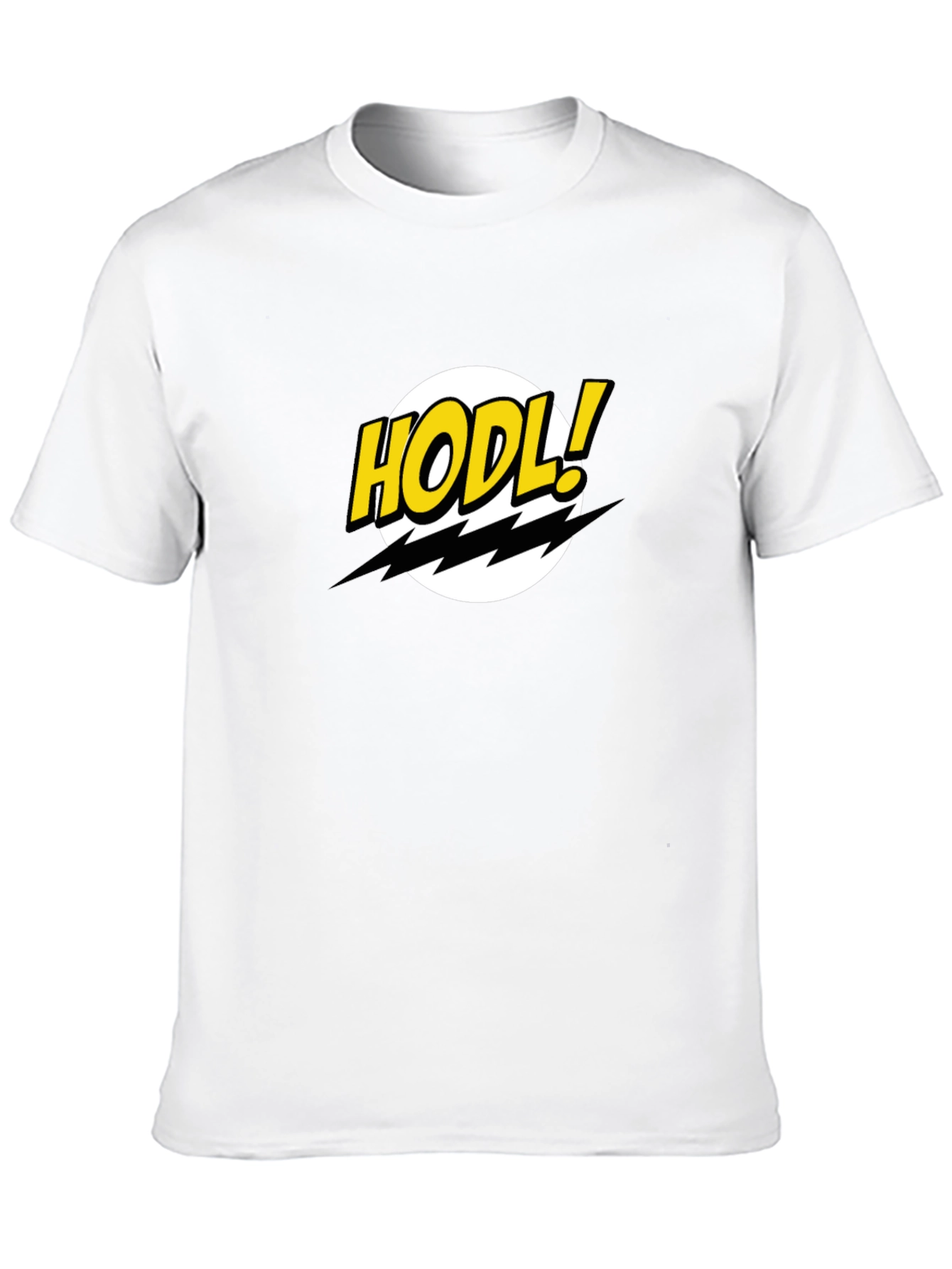 HODL Comic Style Crypto T-Shirt - Black