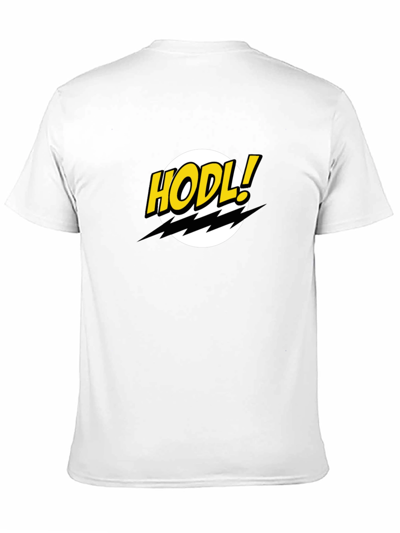 HODL Comic Style Crypto T-Shirt - Black