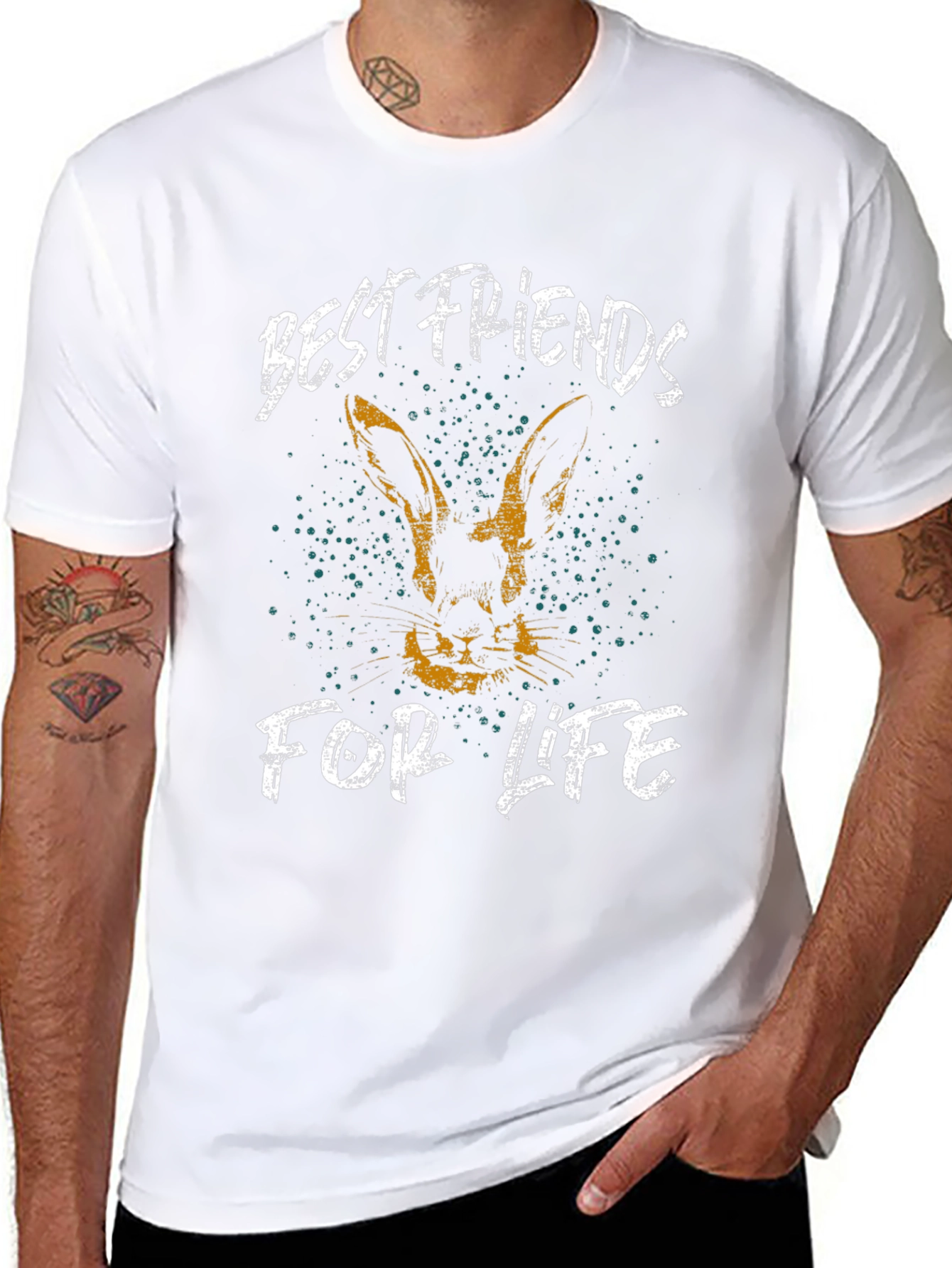 Best Friends For Life Rabbit T-Shirt