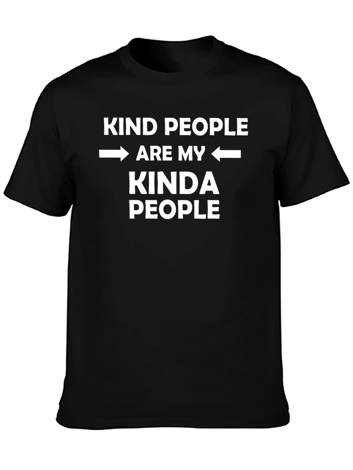 Kind People Graphic Tee - Black