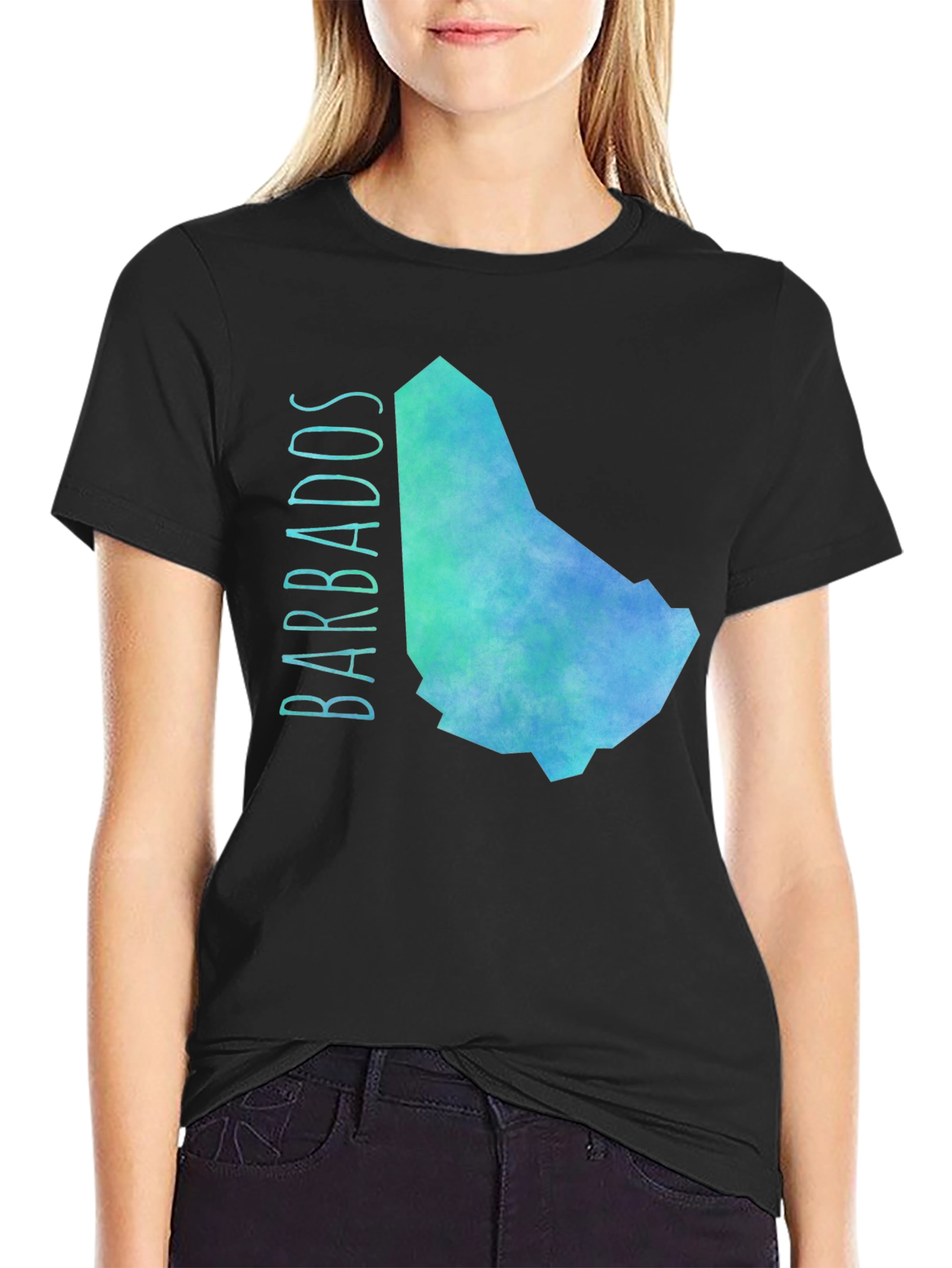 Barbados Map T-Shirt - Island Pride Tee