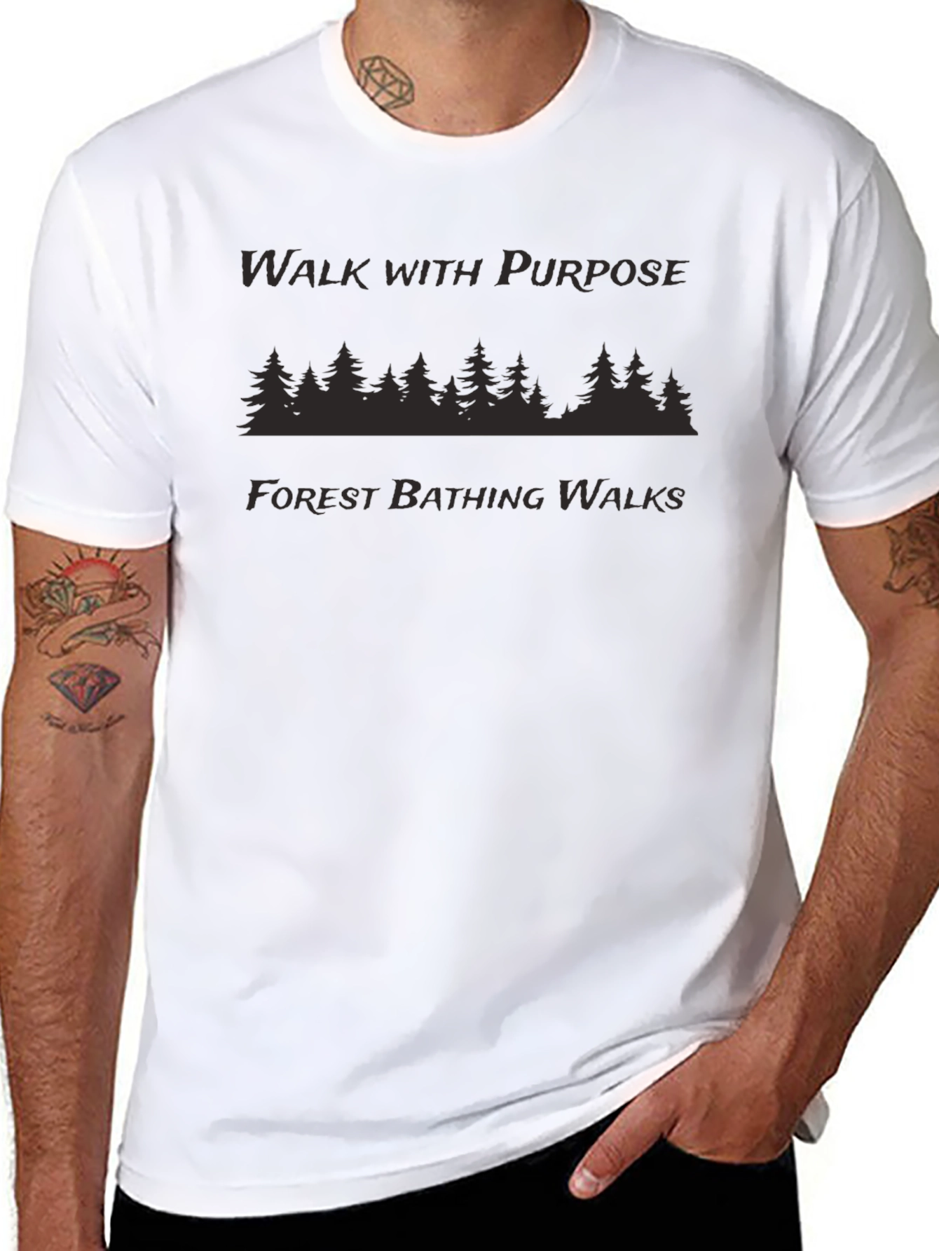 Walk with Purpose Forest Bathing Walks T-Shirt
