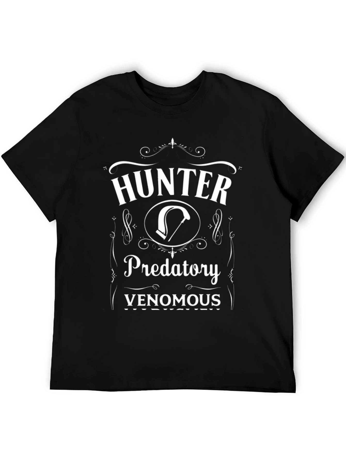 Hunter Predatory Venomous Graphic Tee - Black