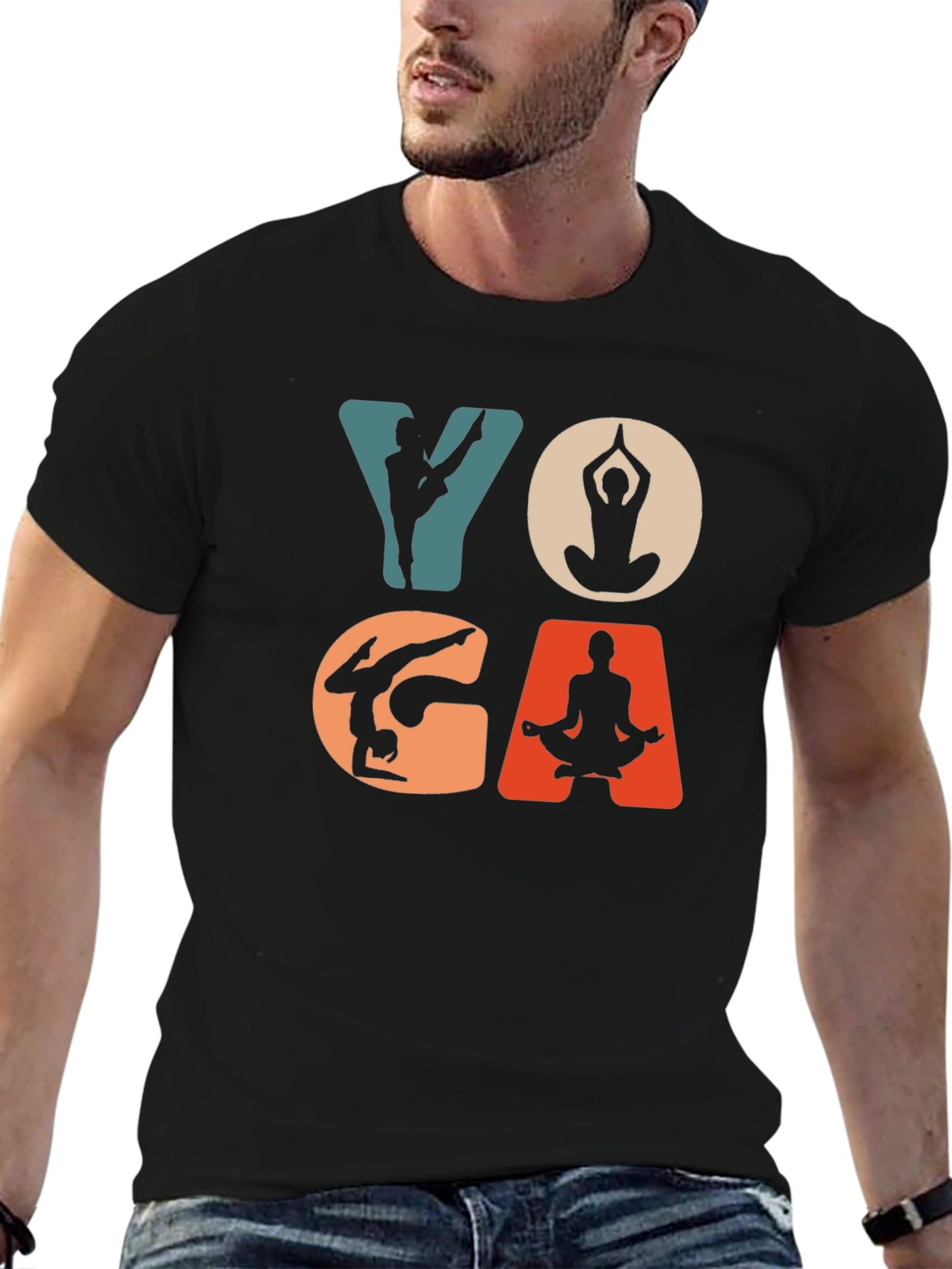 Yoga Graphic Tee - Meditative Comfort