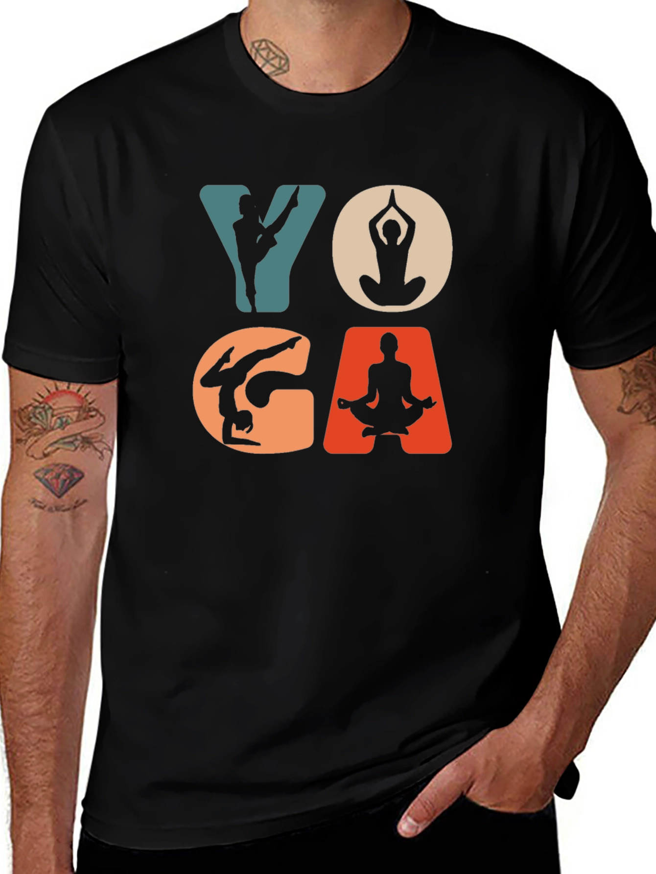 Yoga Graphic Tee - Meditative Comfort