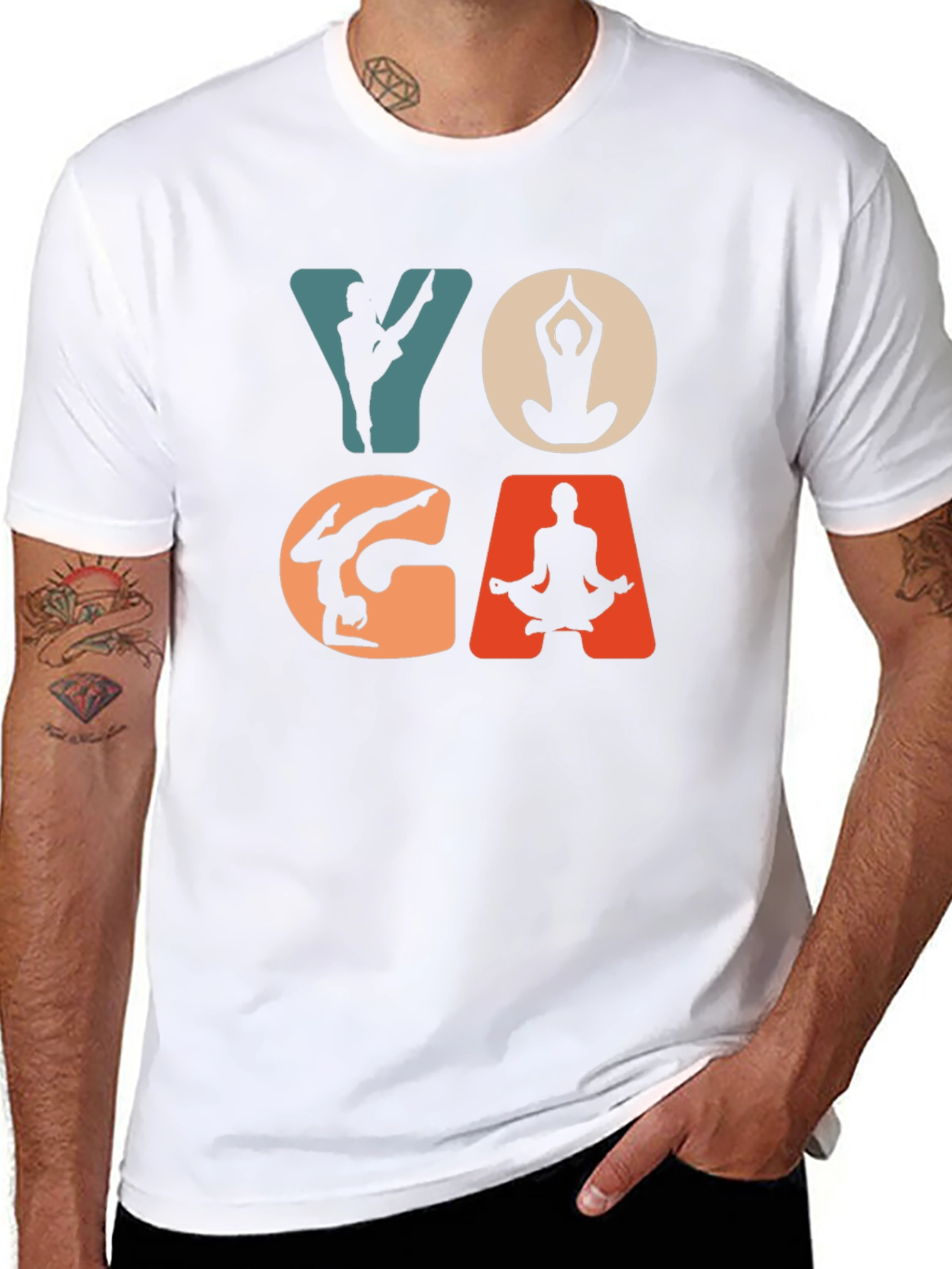 Yoga Graphic Tee - Meditative Comfort