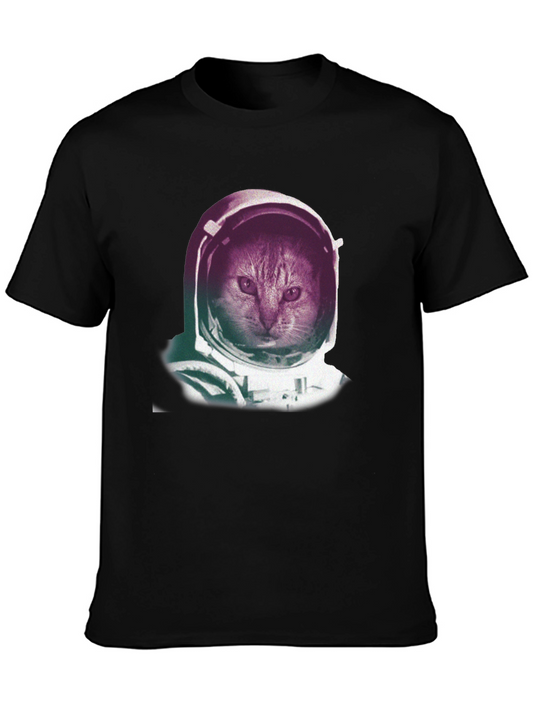 Astronaut Cat T-Shirt - Space Kitten Tee