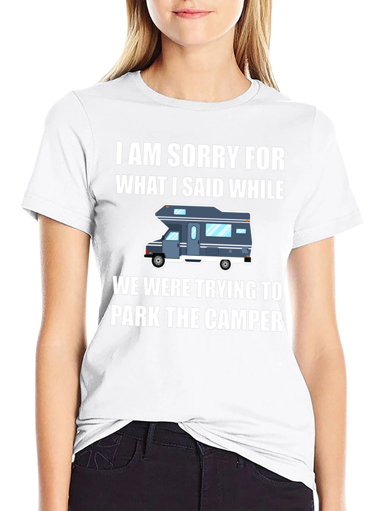 Camper Parking Apology Graphic Tee
