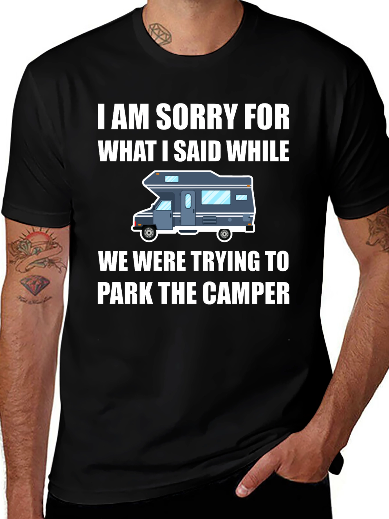Camper Parking Apology Graphic Tee