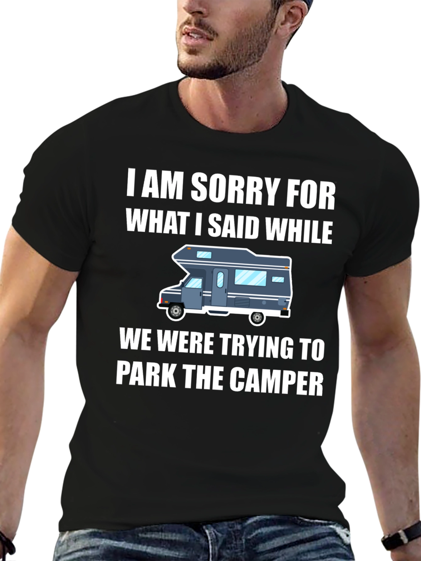 Camper Parking Apology Graphic Tee