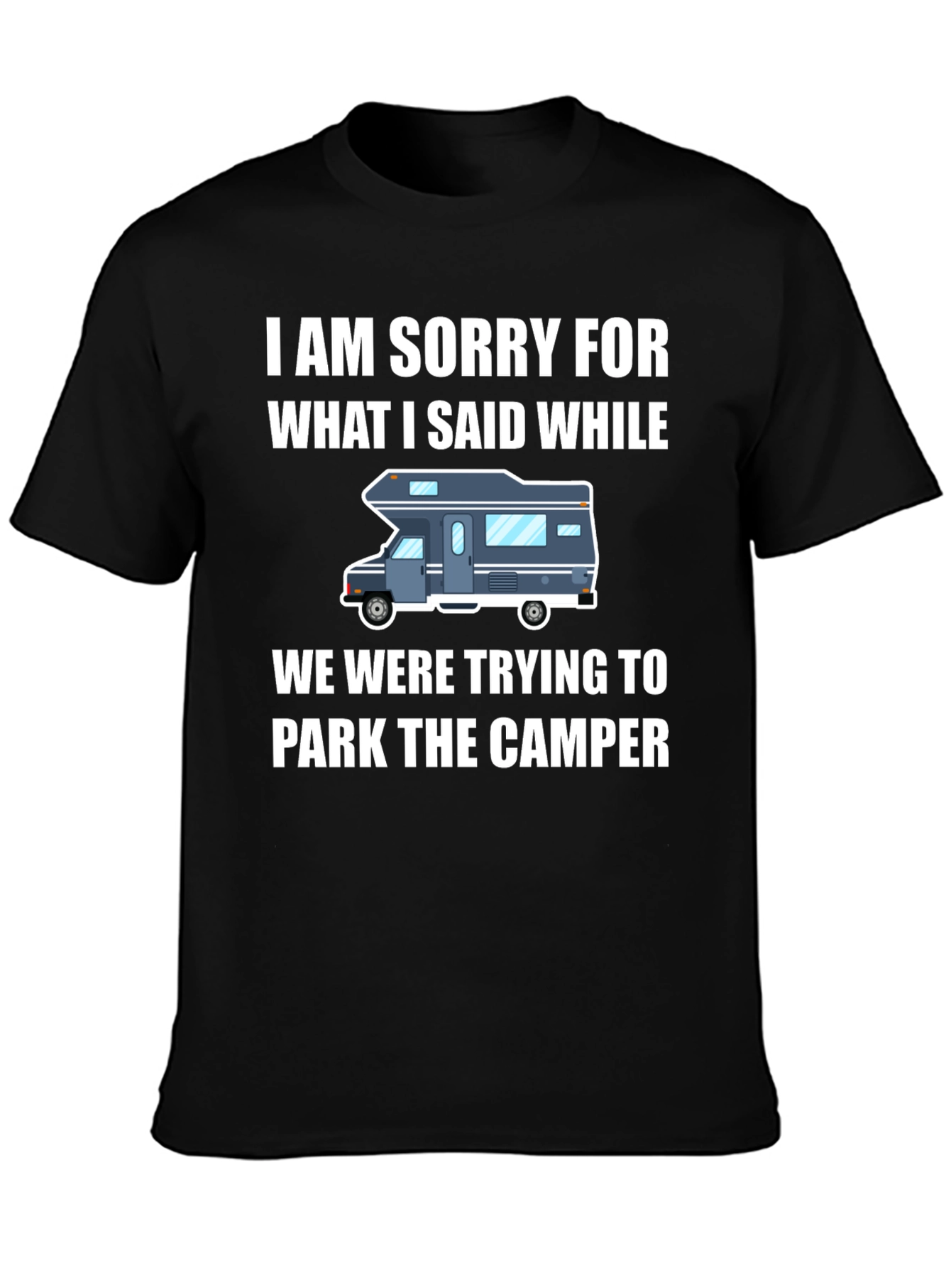 Camper Parking Apology Graphic Tee