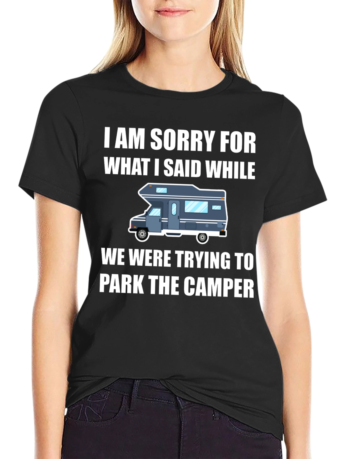 Camper Parking Apology Graphic Tee