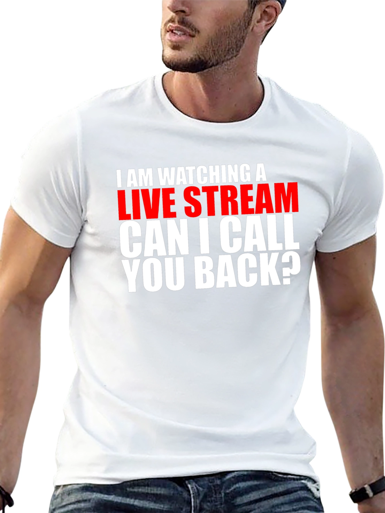 Live Stream T-Shirt - Funny Gamer Tee