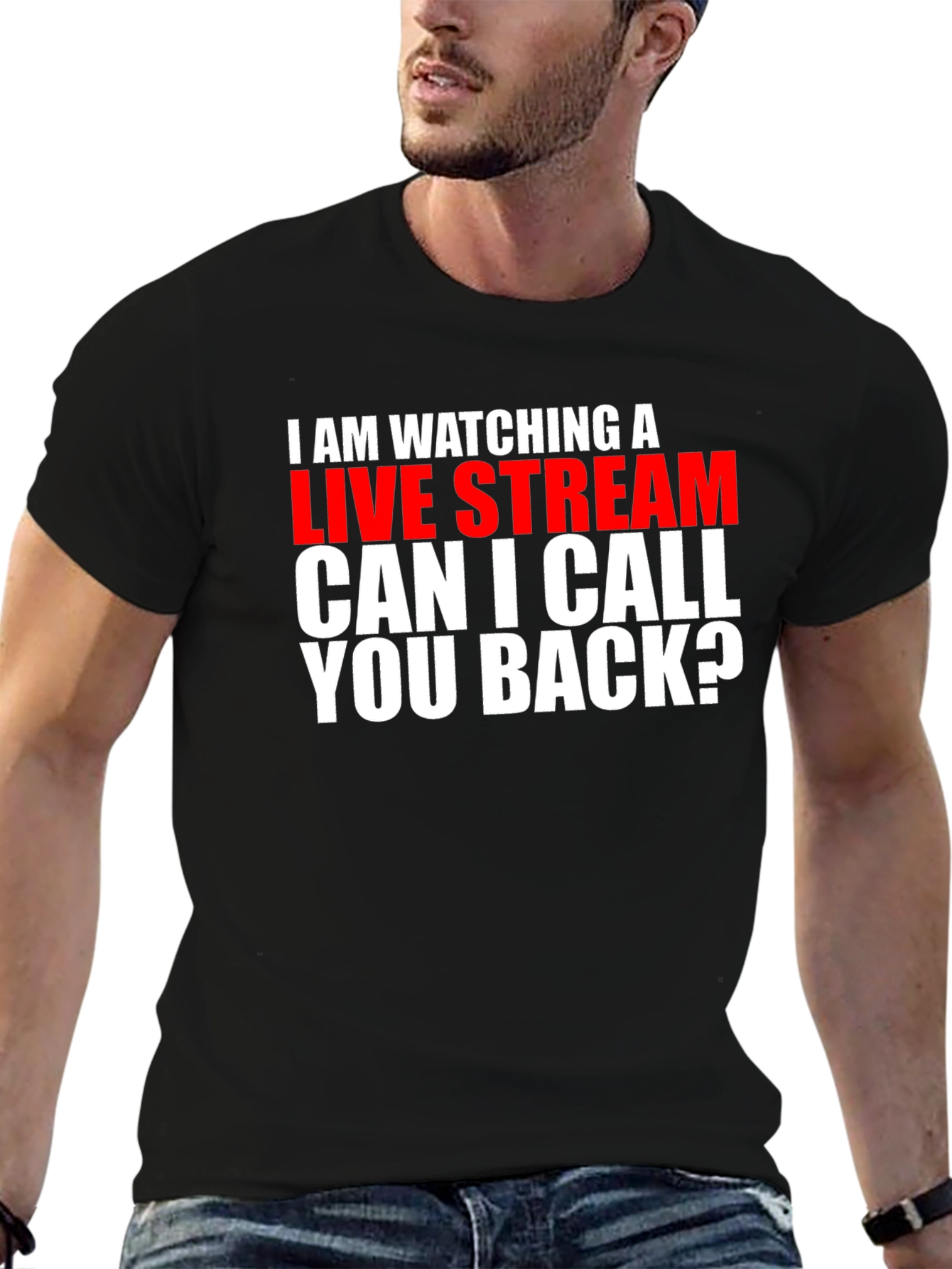 Live Stream T-Shirt - Funny Gamer Tee