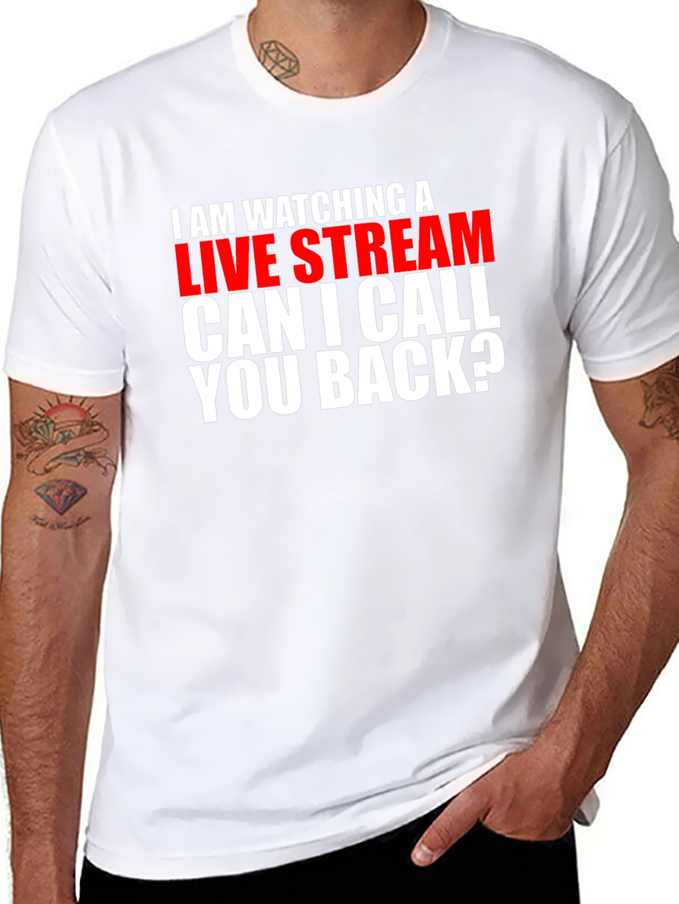 Live Stream T-Shirt - Funny Gamer Tee