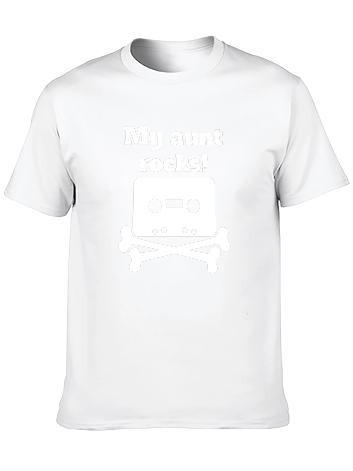 My Aunt Rocks! Cassette Tape & Bones T-Shirt