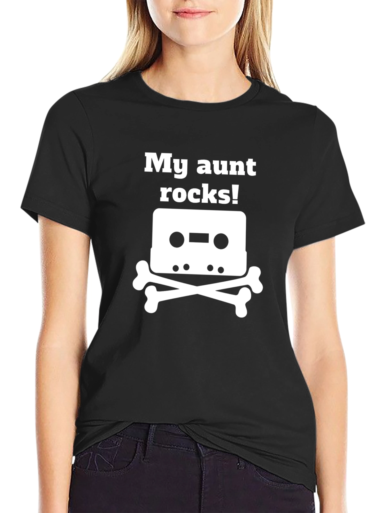 My Aunt Rocks! Cassette Tape & Bones T-Shirt