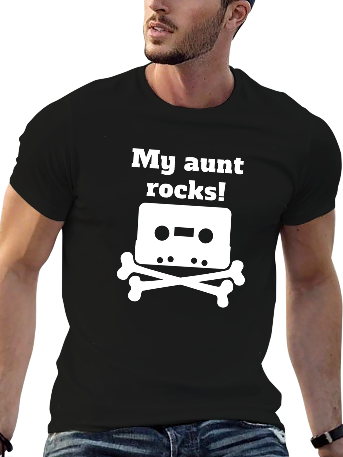 My Aunt Rocks! Cassette Tape & Bones T-Shirt