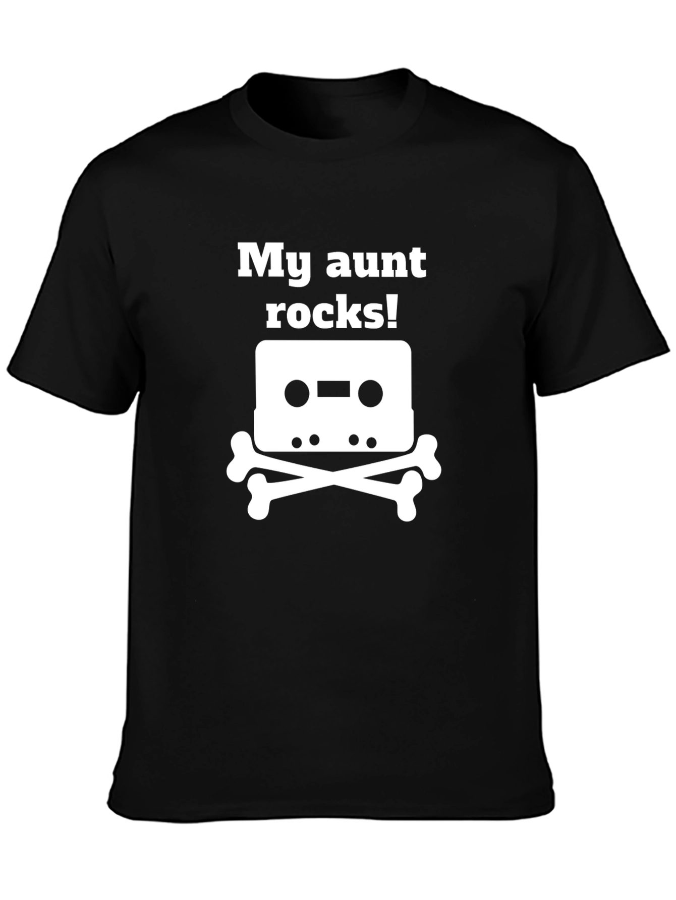 My Aunt Rocks! Cassette Tape & Bones T-Shirt