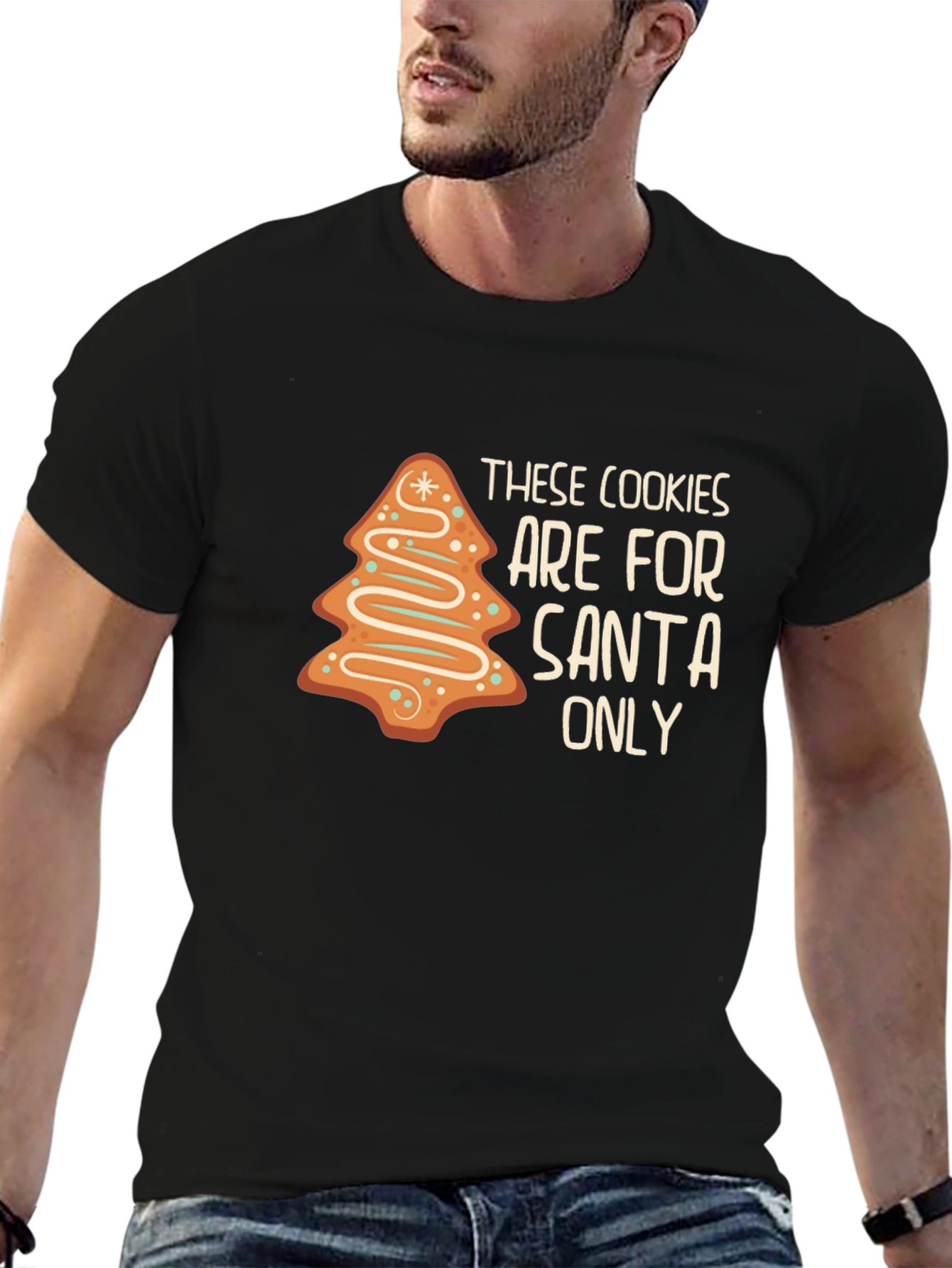 Santas Cookies T-Shirt - Christmas Holiday Tee