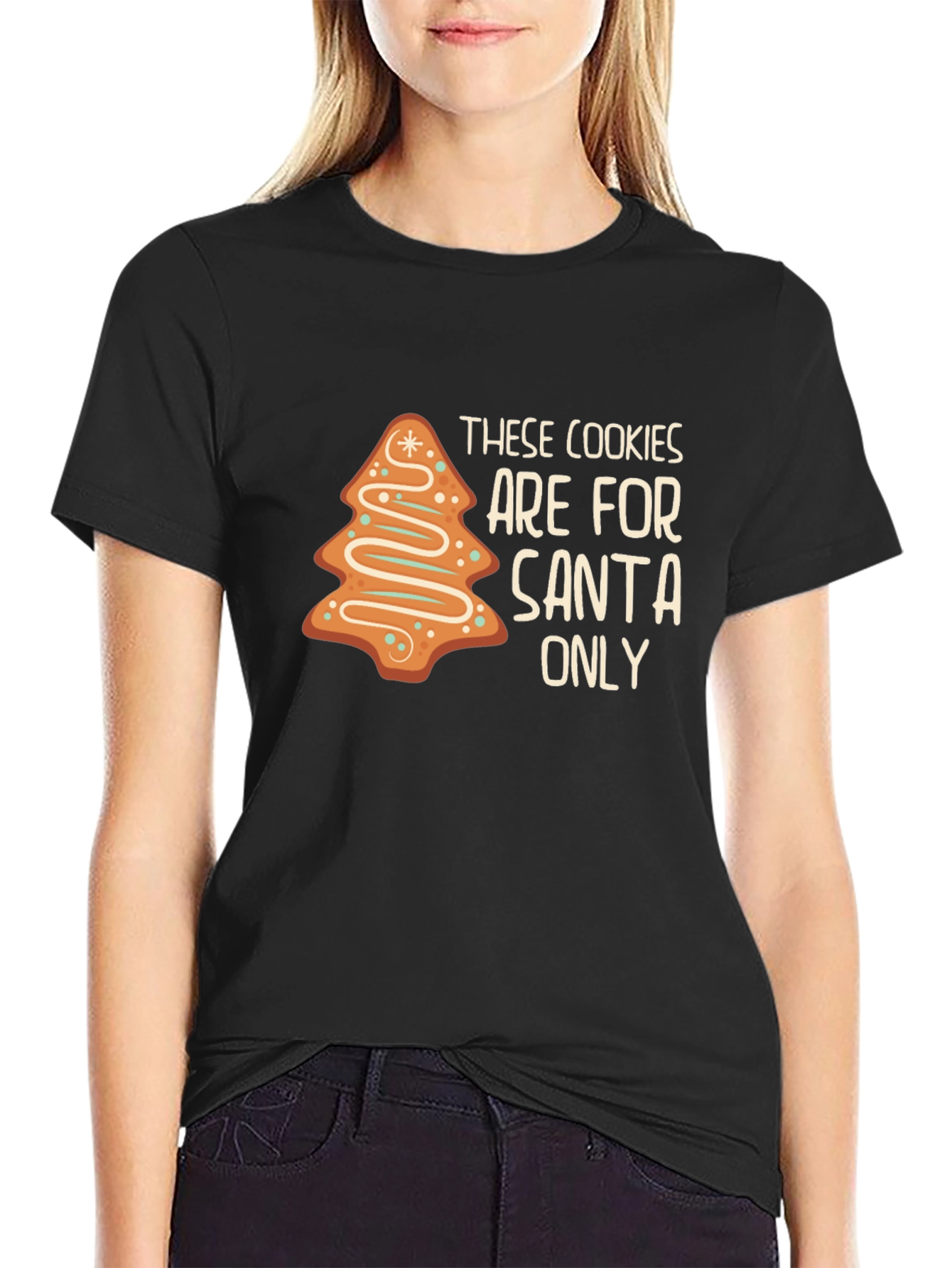 Santas Cookies T-Shirt - Christmas Holiday Tee